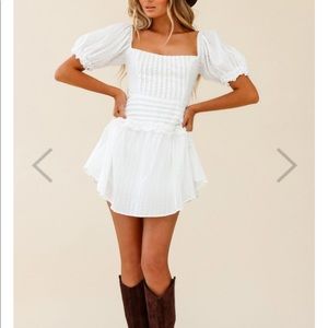 Saints + Secrets - Sunshine Lane Milkmaid Dress